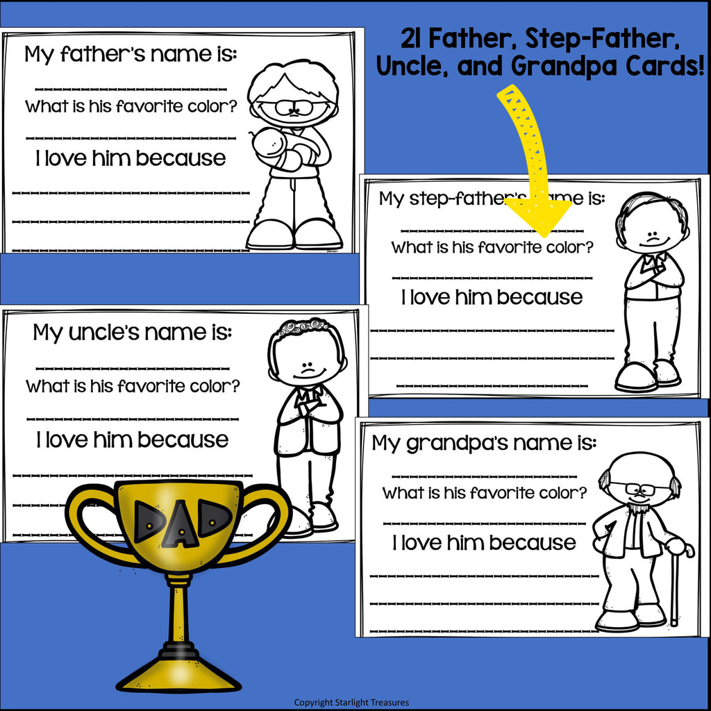 Father's Day Mini Book for Early Readers