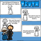 Sojourner Truth Mini Book for Early Readers: Black History Month