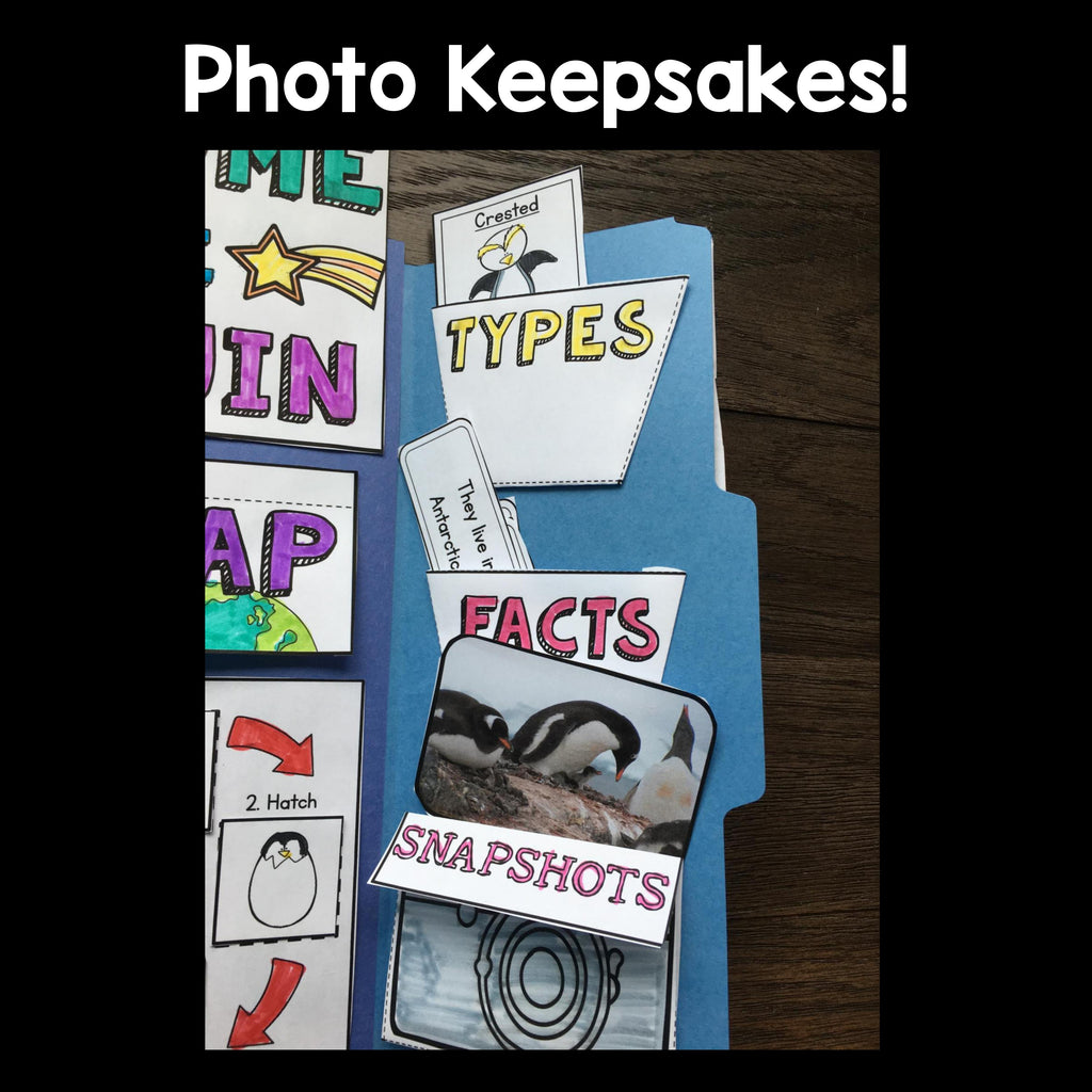 Penguins Lapbook for Early Learners 