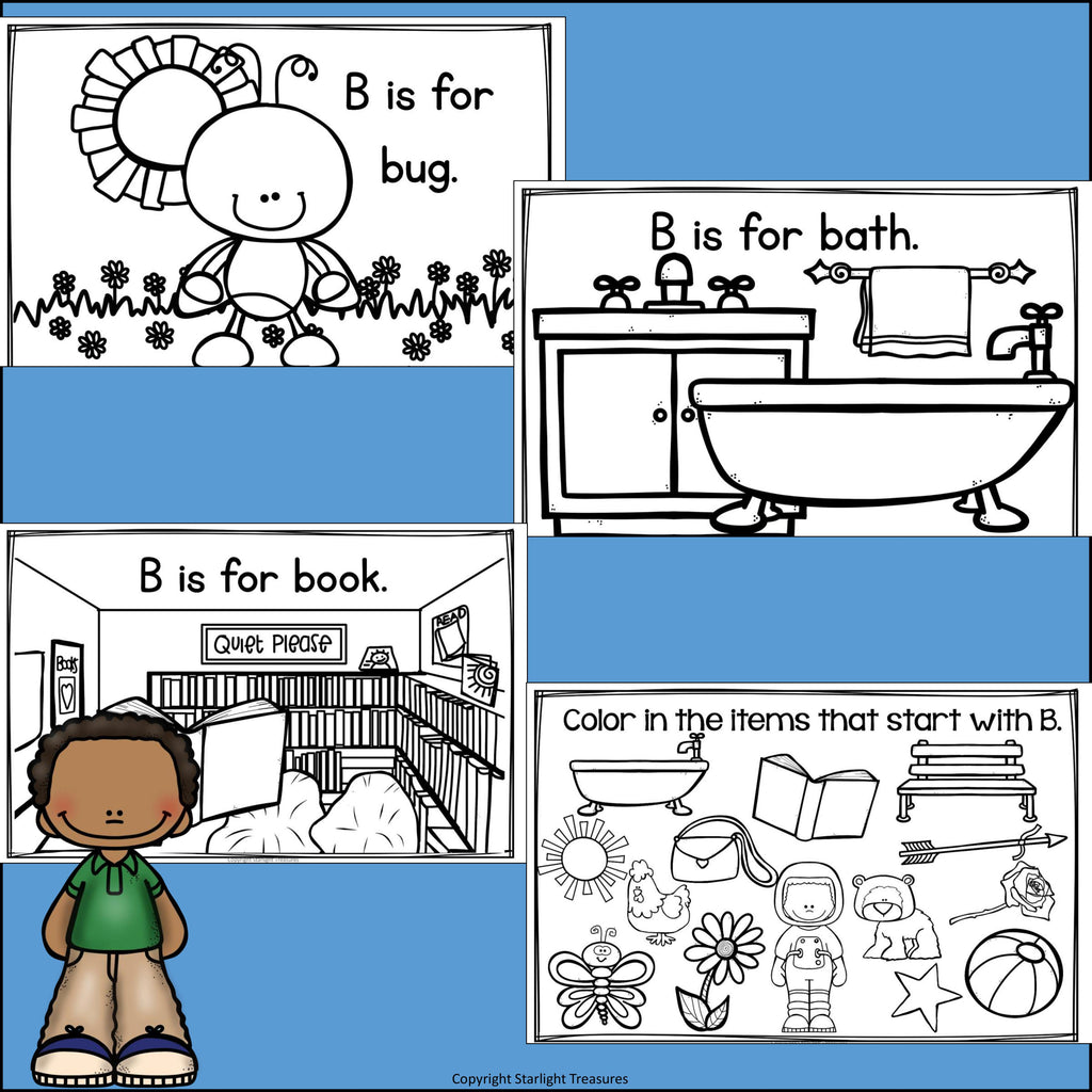 Letter B Mini Book