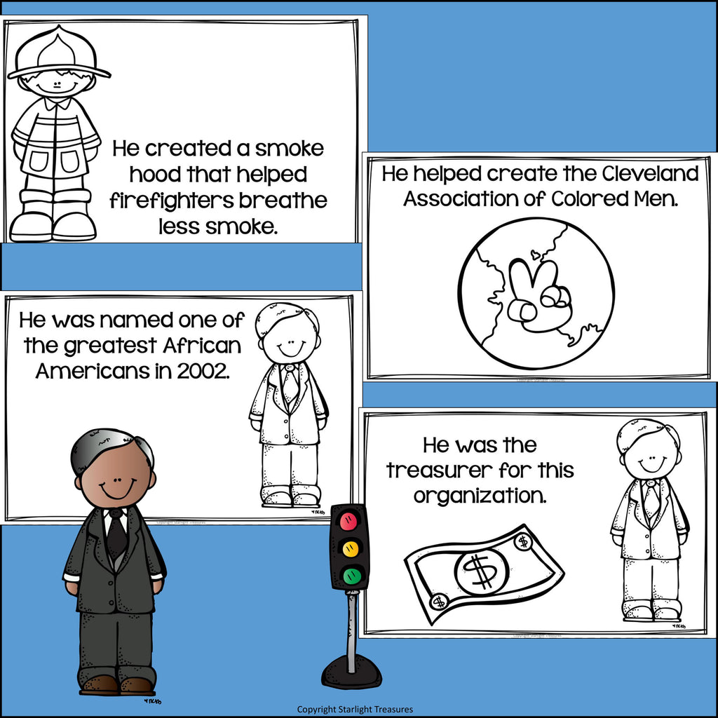 Garrett Morgan Mini Book for Early Readers: Black History Month