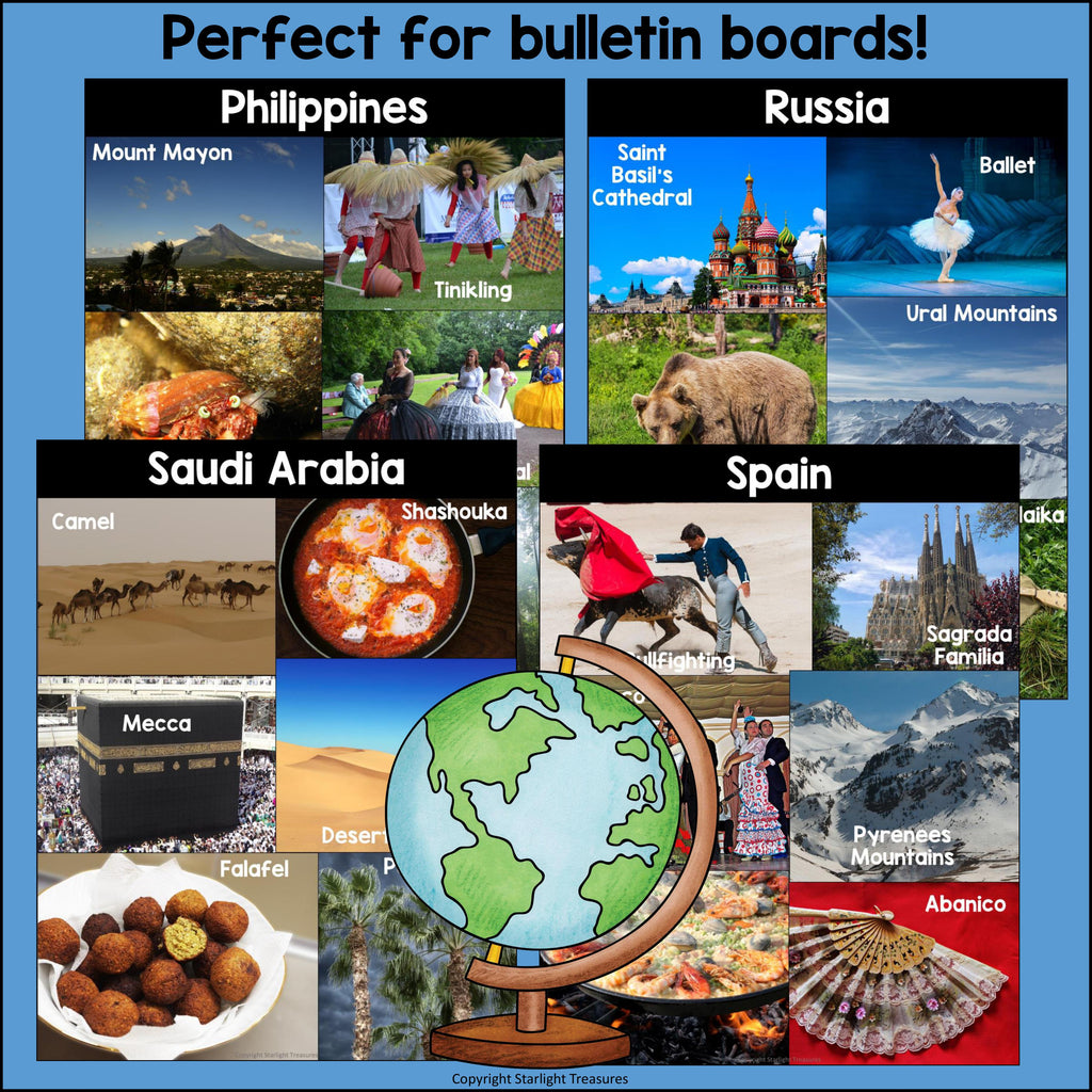 Country Photo Poster Collages