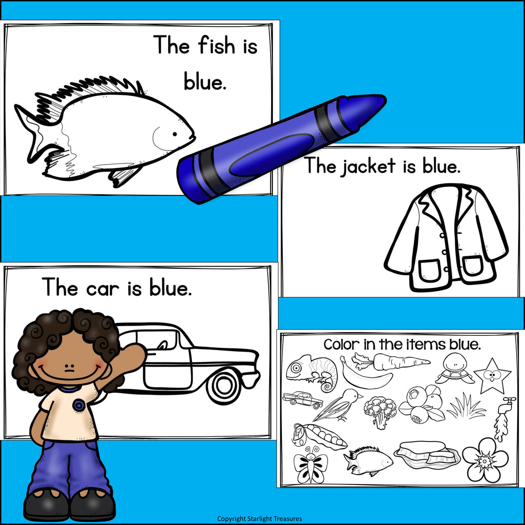 Colors of the Week: Blue Mini Book