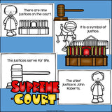 Supreme Court Mini Book for Early Readers: American Symbols