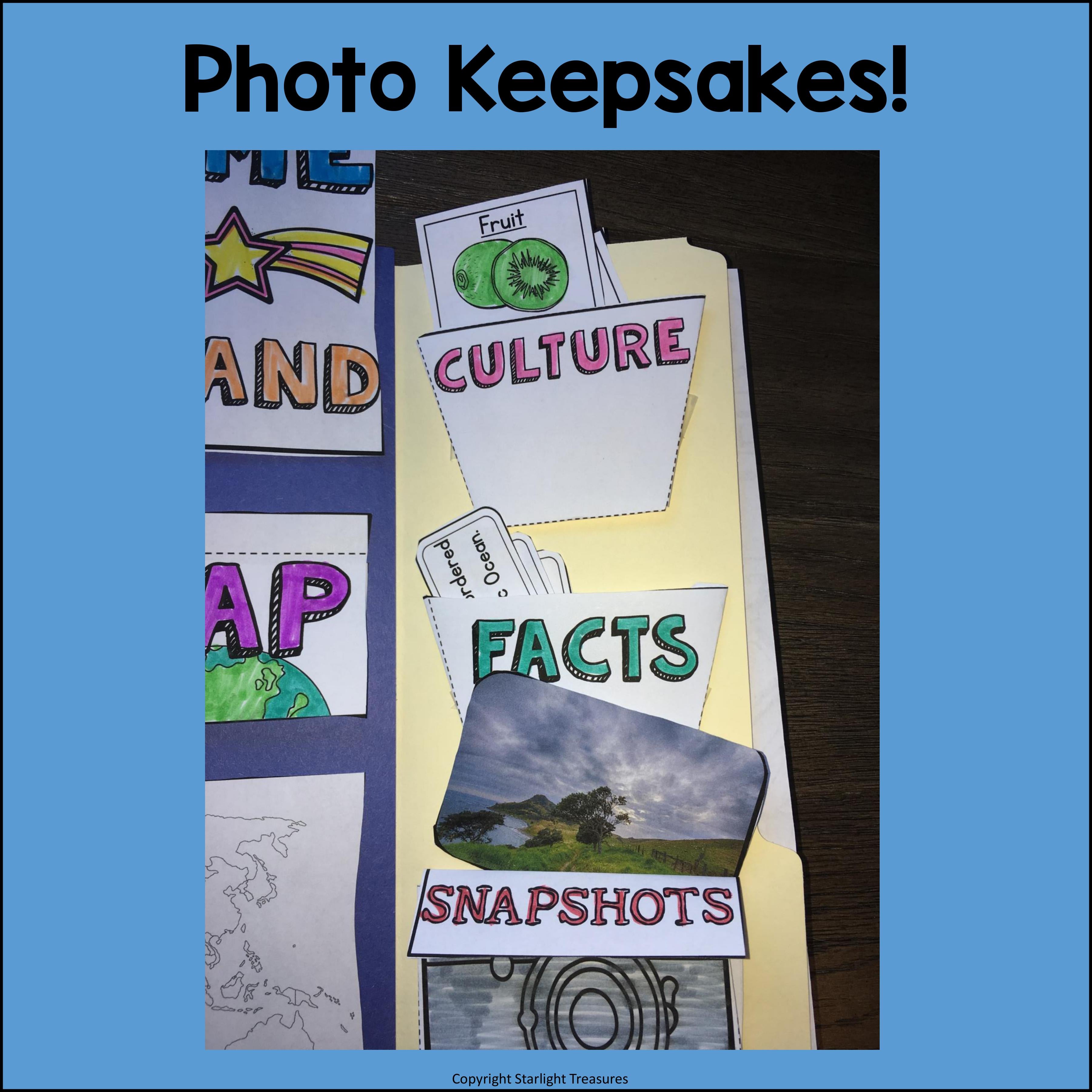 New Zealand Lapbook for Early Learners - A Country Study