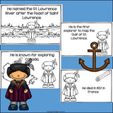 Jacques Cartier Mini Book for Early Readers: Early Explorers