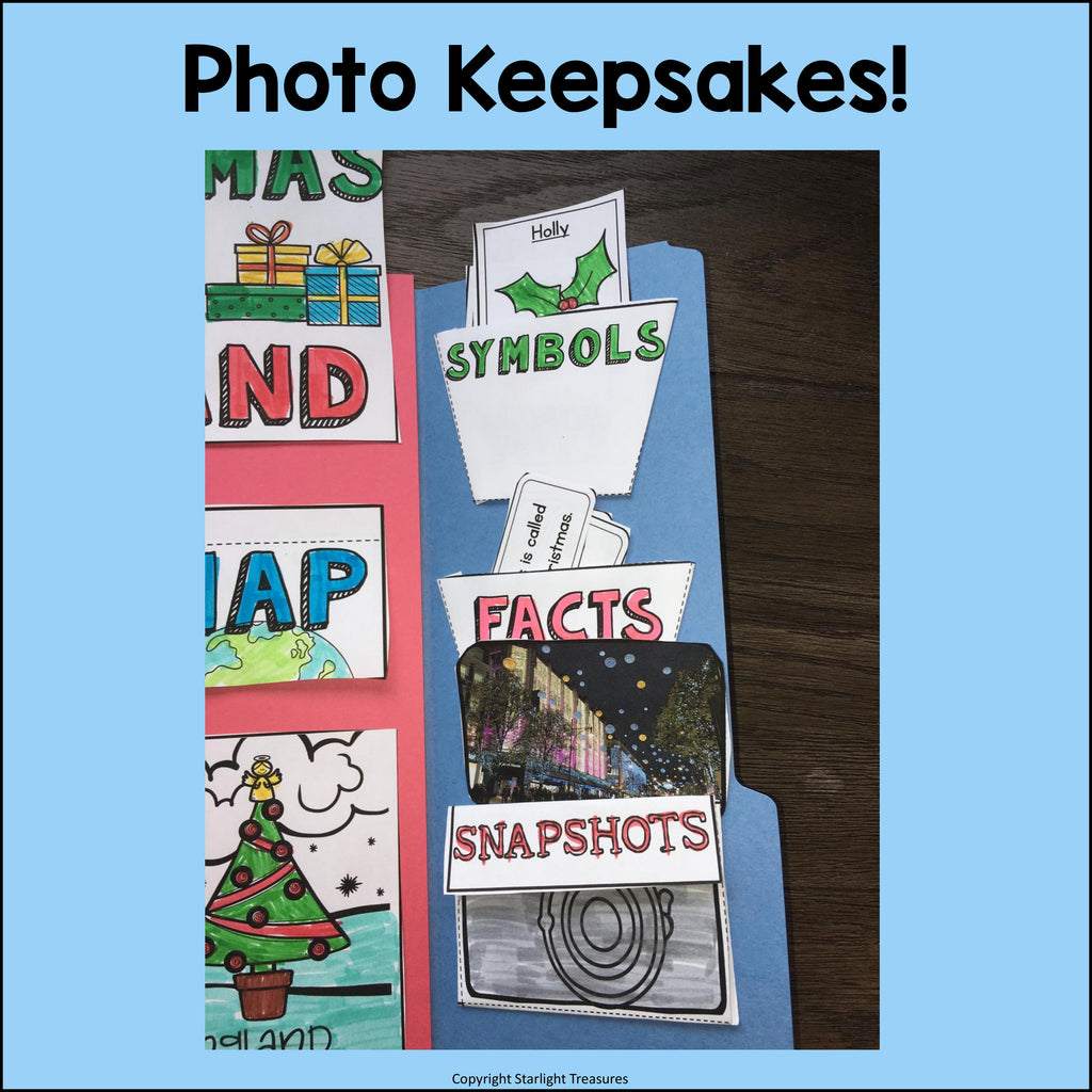 Christmas in England Lapbook for Early Learners