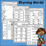 Rhyming Words Worksheets and Activities for Early Readers