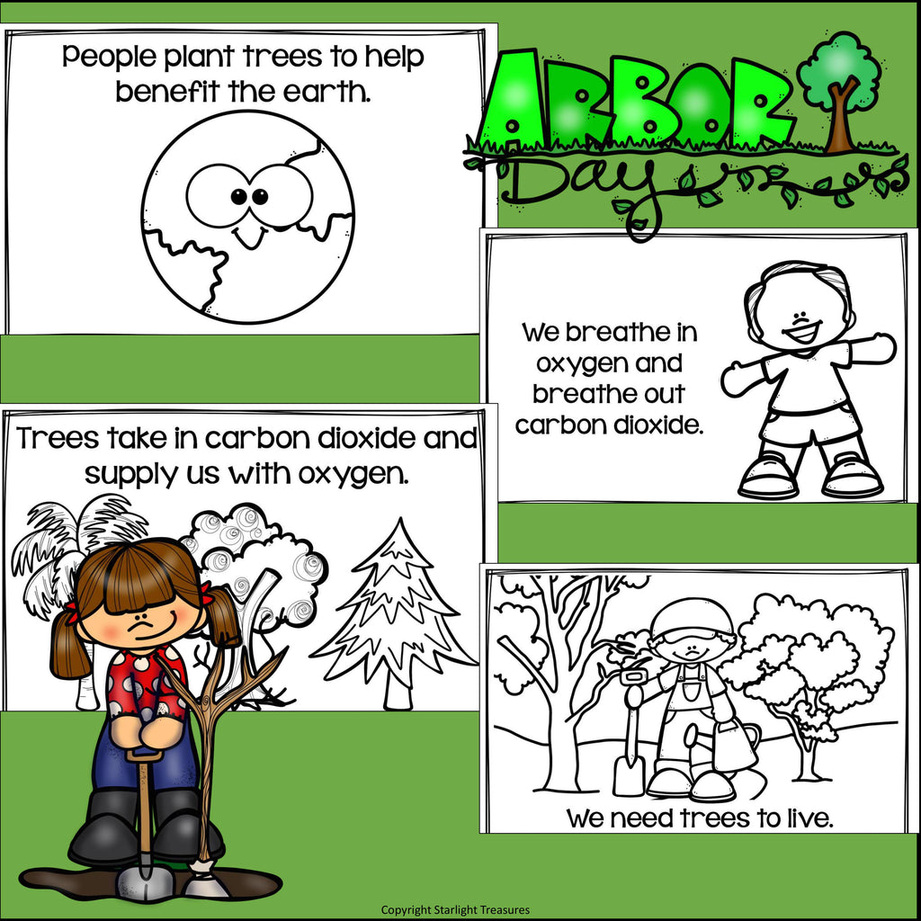 Arbor Day Mini Book for Early Readers