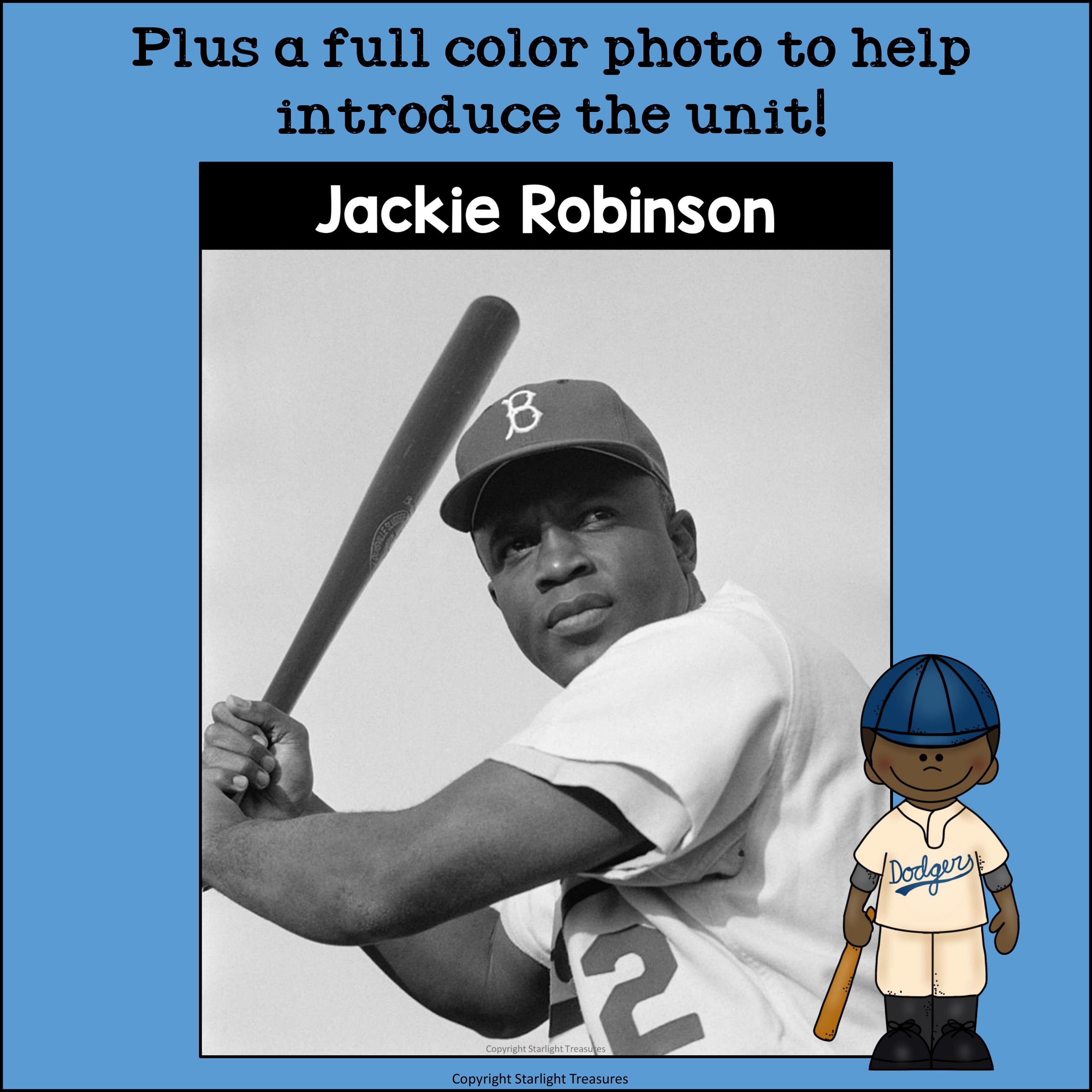 Jackie Robinson Mini Book for Early Readers: Black History Month