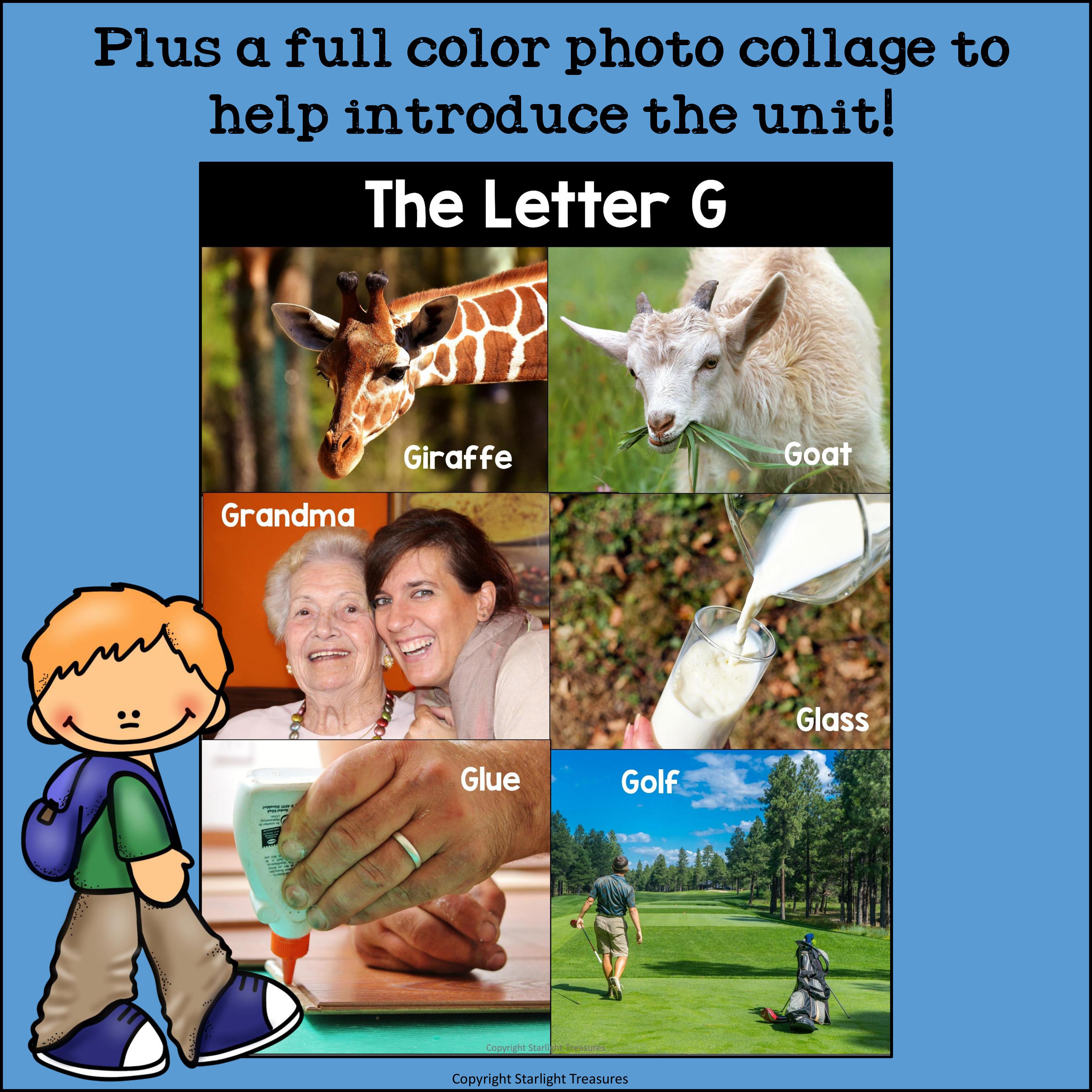 Letter G Mini Book