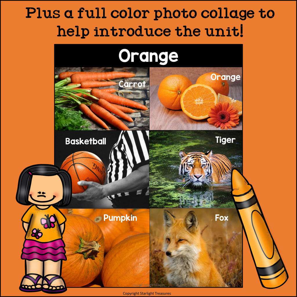 Colors of the Week: Orange Mini Book 