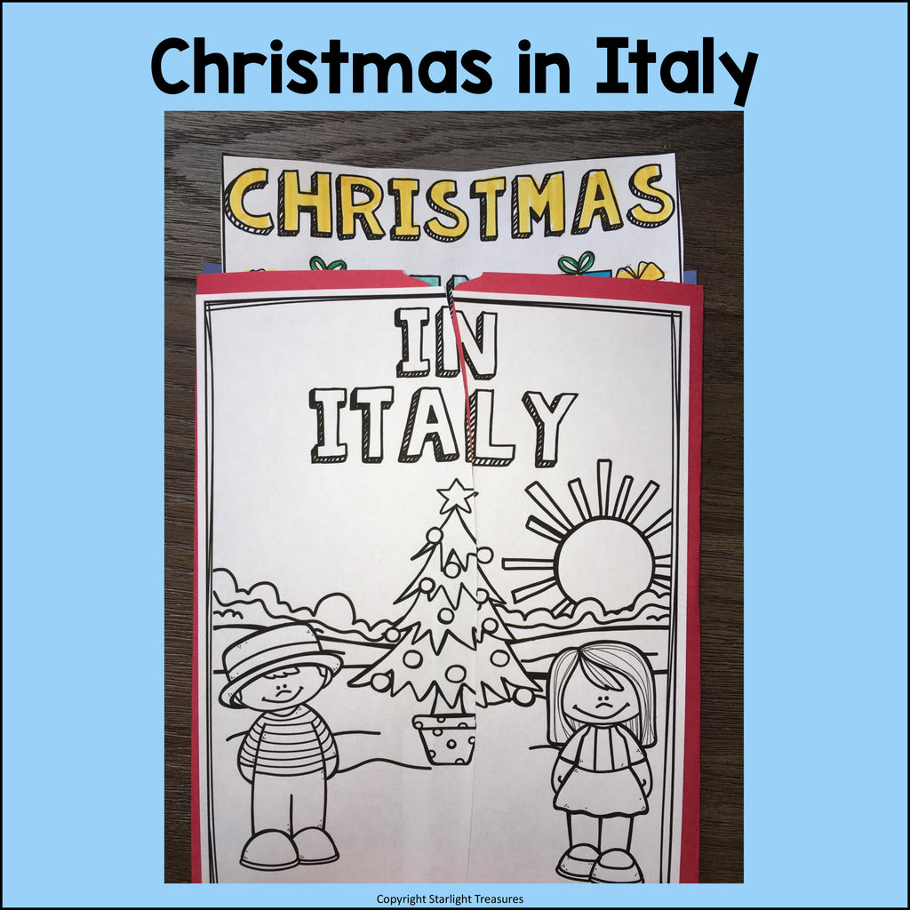 Christmas in Italy Lapbook for Early Learners
