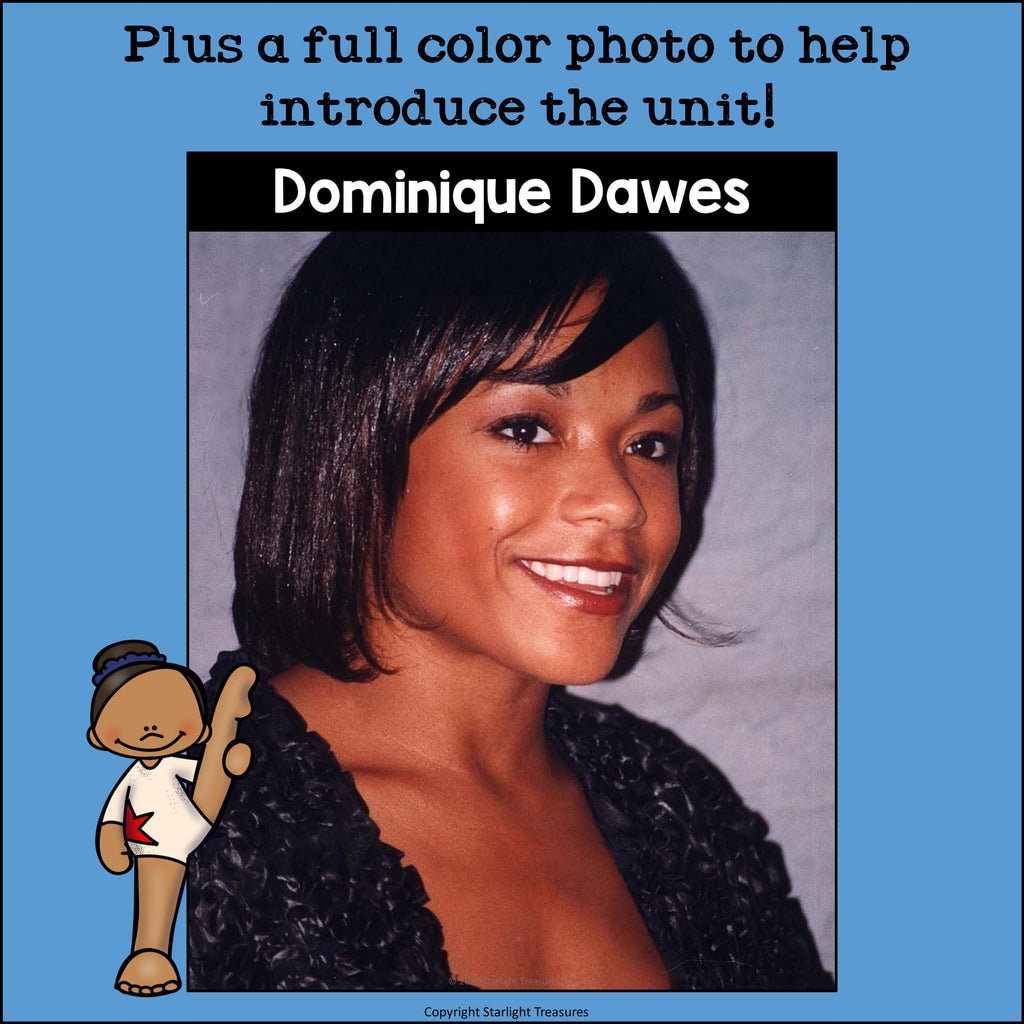 Dominique Dawes Mini Book for Early Readers: Women's History Month