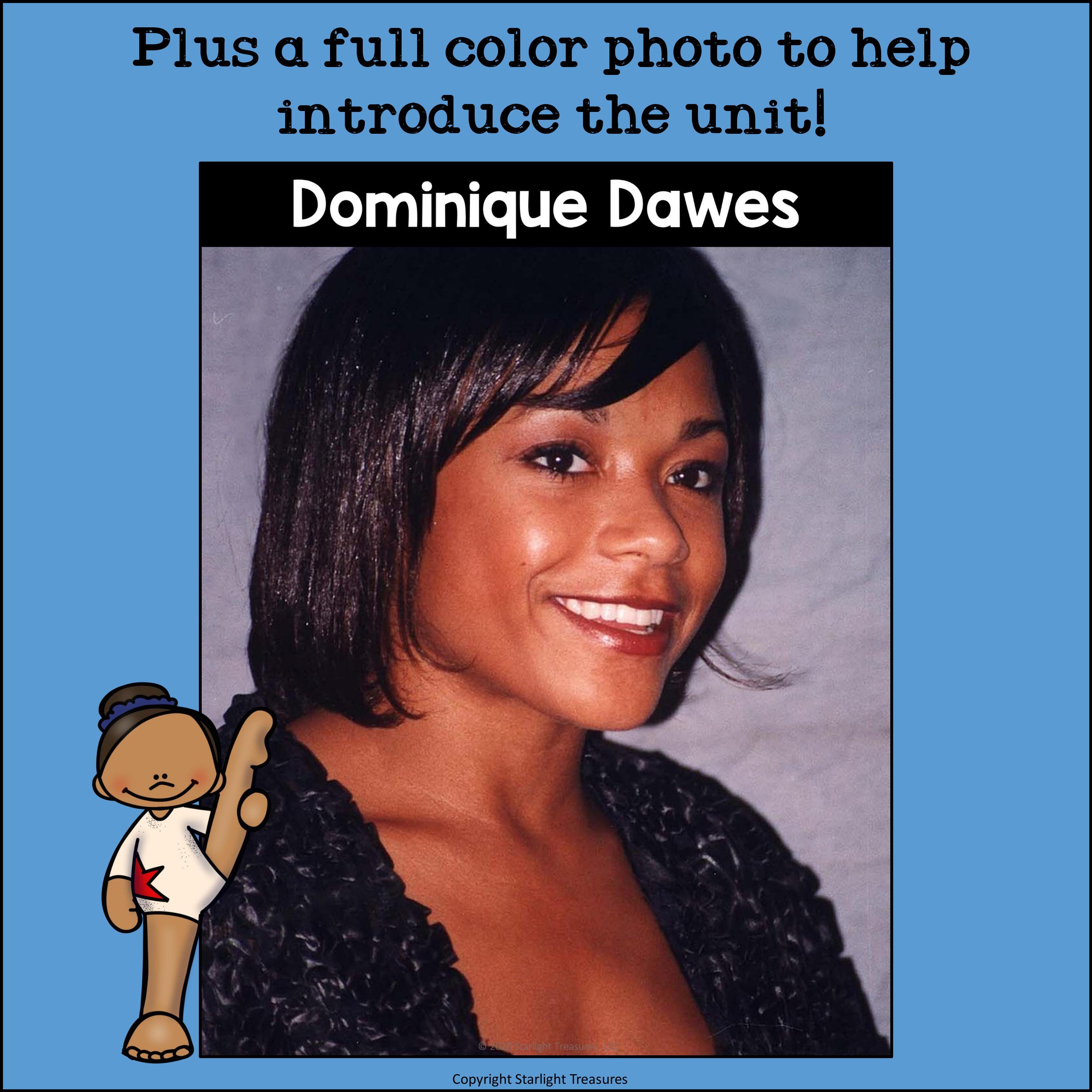 Dominique Dawes Mini Book for Early Readers: Women's History Month