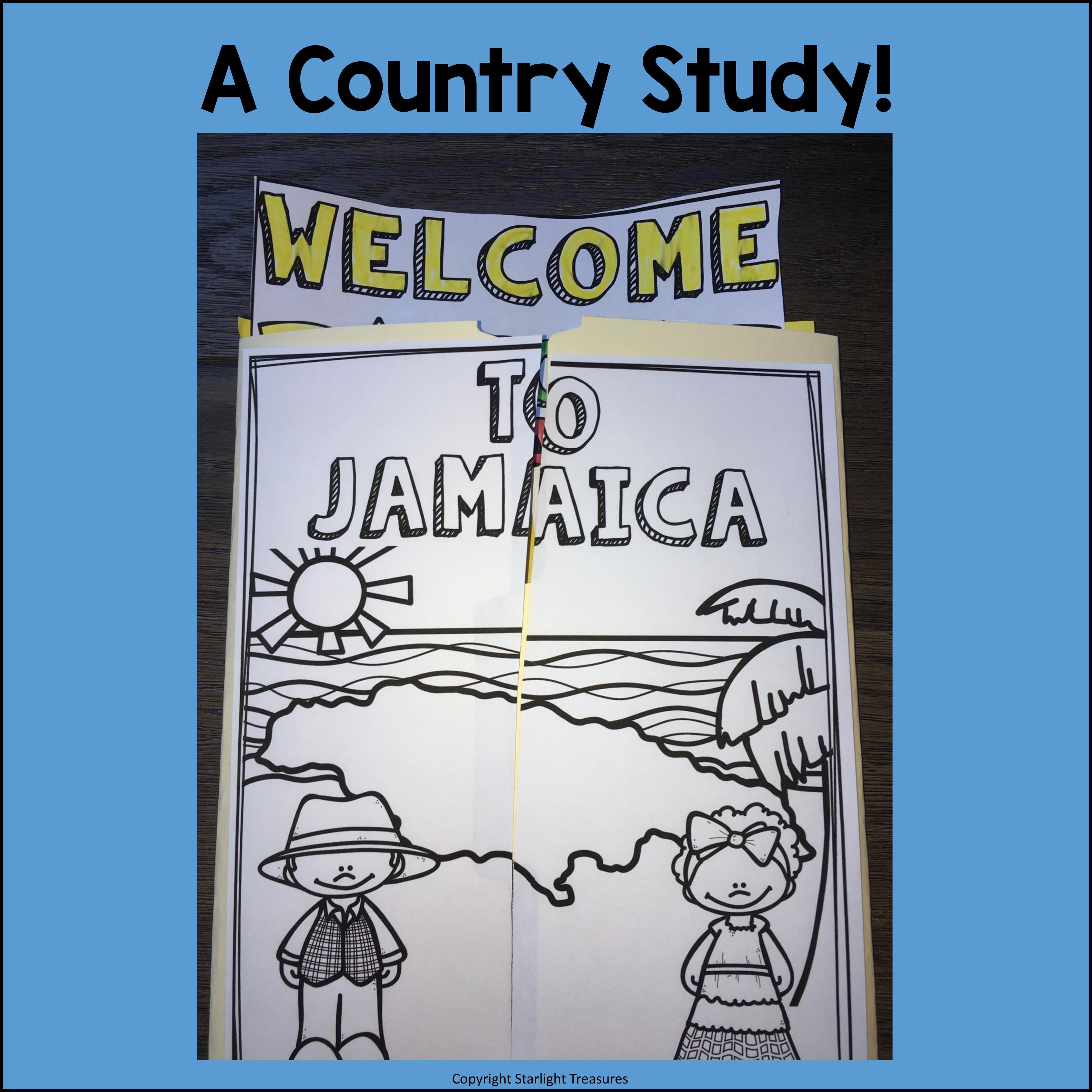 Jamaica Lapbook for Early Learners - A Country Study