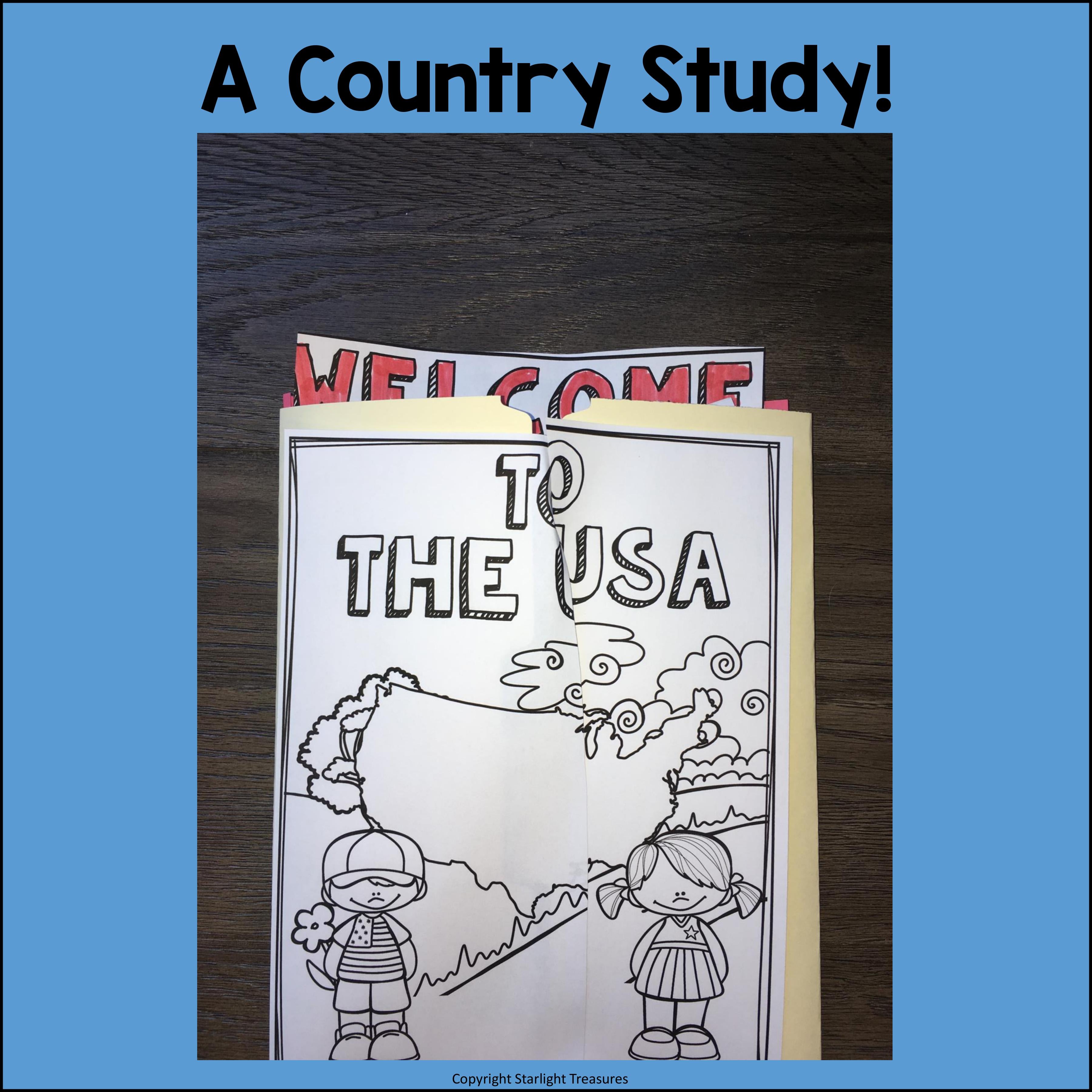 USA Lapbook for Early Readers