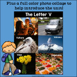 Alphabet Letter of the Week: The Letter V Mini Book