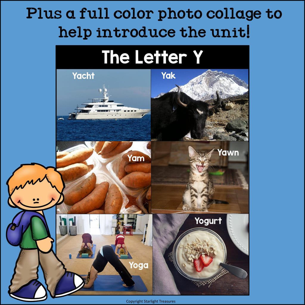 Alphabet Letter of the Week: The Letter Y Mini Book