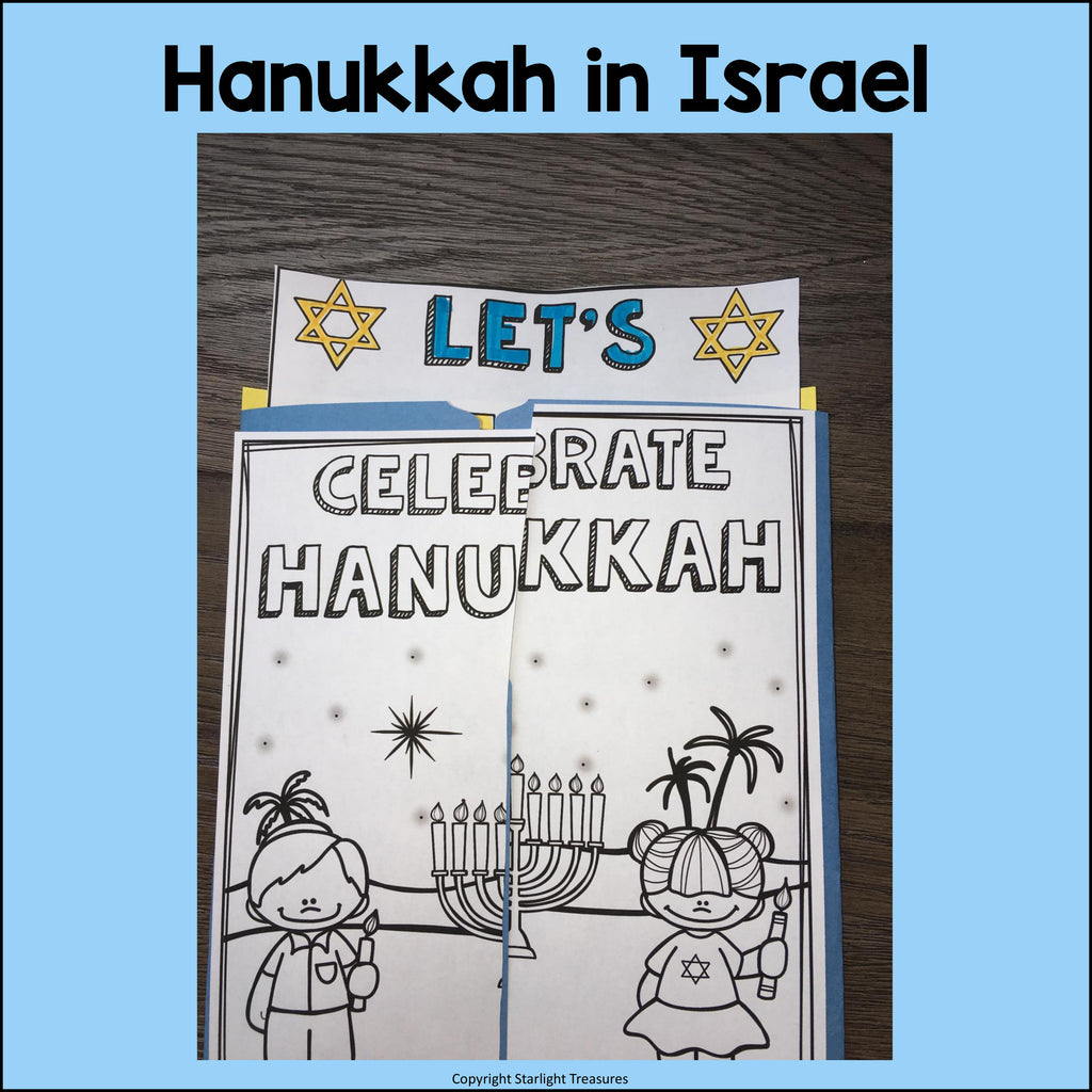 Let's Celebrate Hanukkah Lapbook for Early Learners
