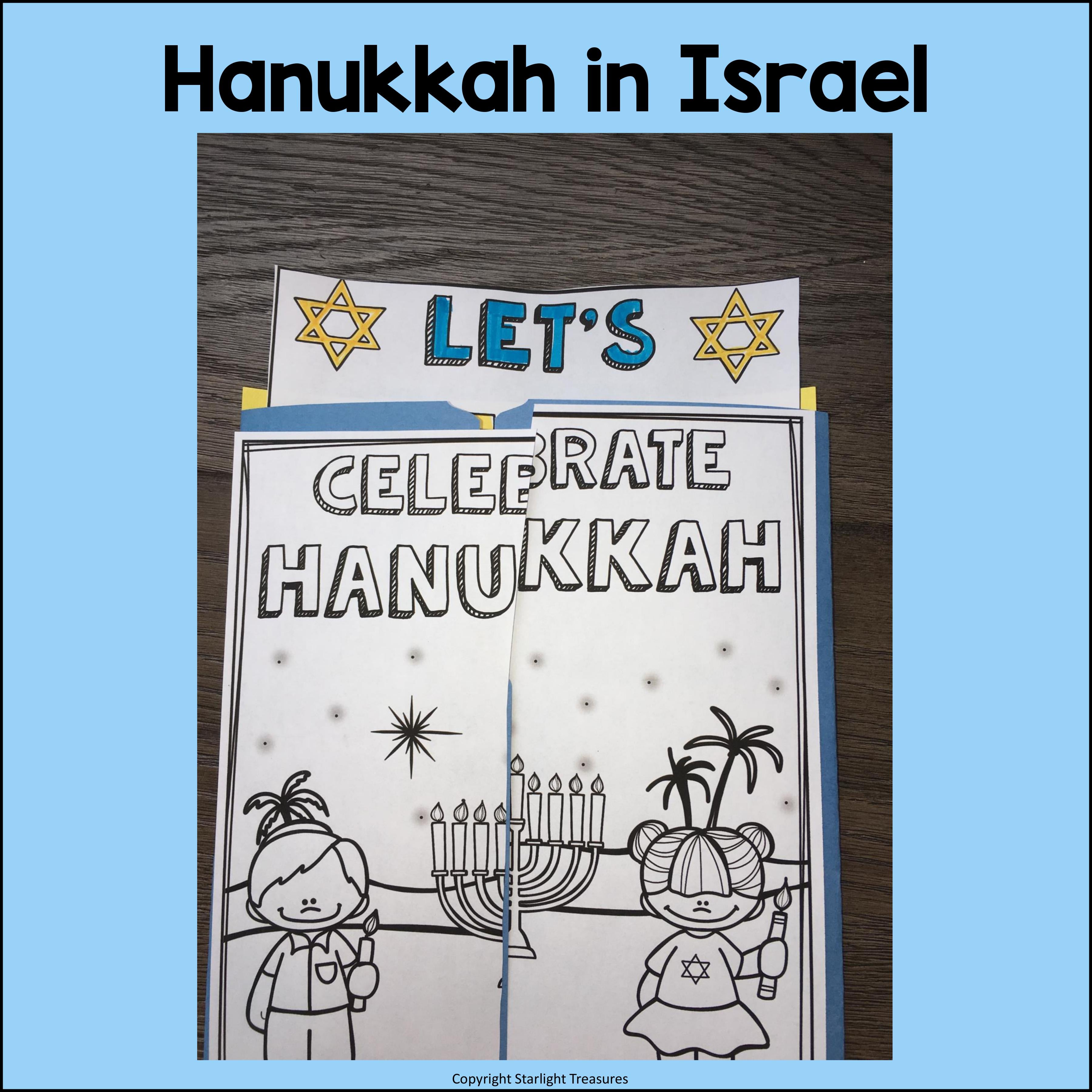 Let's Celebrate Hanukkah Lapbook for Early Learners