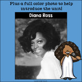 Diana Ross Mini Book for Early Readers: Women's History Month