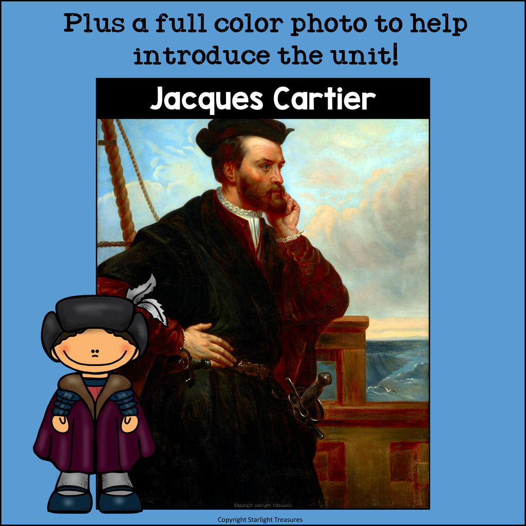 Jacques Cartier Mini Book for Early Readers: Early Explorers