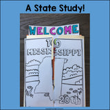 Mississippi Lapbook for Early Learners - A State Study