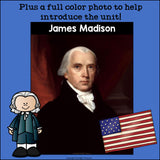 James Madison Mini Book for Early Readers: Presidents' Day