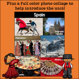 Spain Mini Book for Early Readers - A Country Study