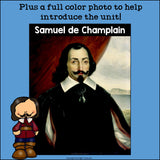 Samuel de Champlain Mini Book for Early Readers: Early Explorers