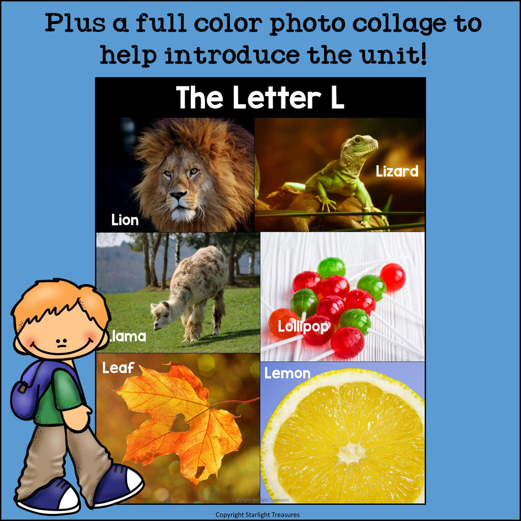 Alphabet Letter of the Week: The Letter L Mini Book