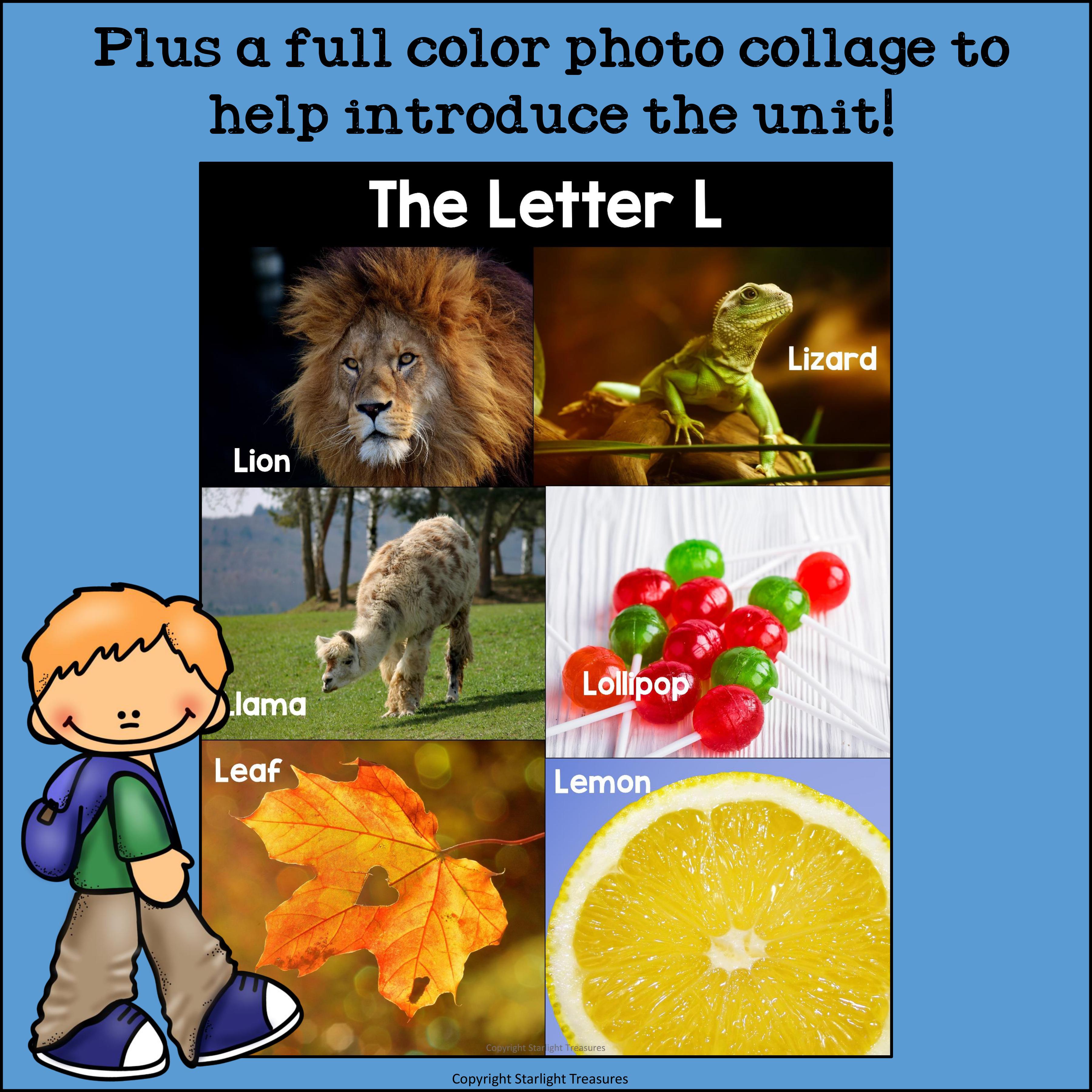 Alphabet Letter of the Week: The Letter L Mini Book