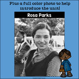 Rosa Parks Mini Book for Early Readers: Black History Month