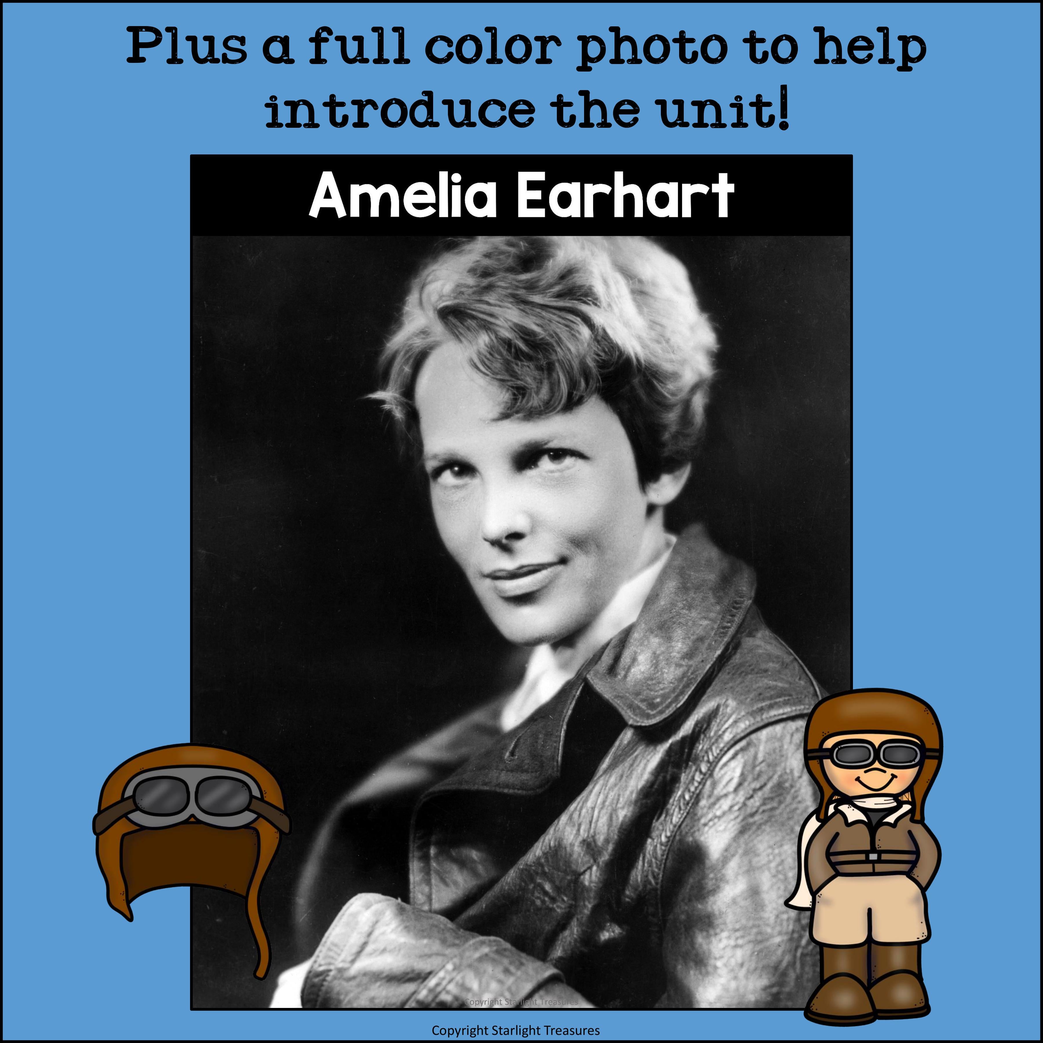 Amelia Earhart Mini Book for Early Readers