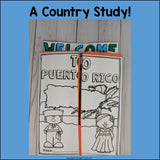 Puerto Rico Lapbook for Early Learners - A Country Study