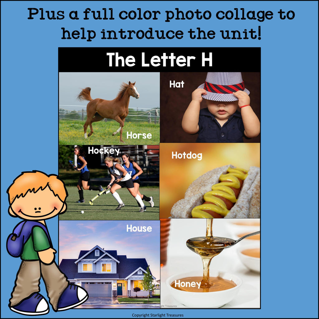 Letter H Mini Book