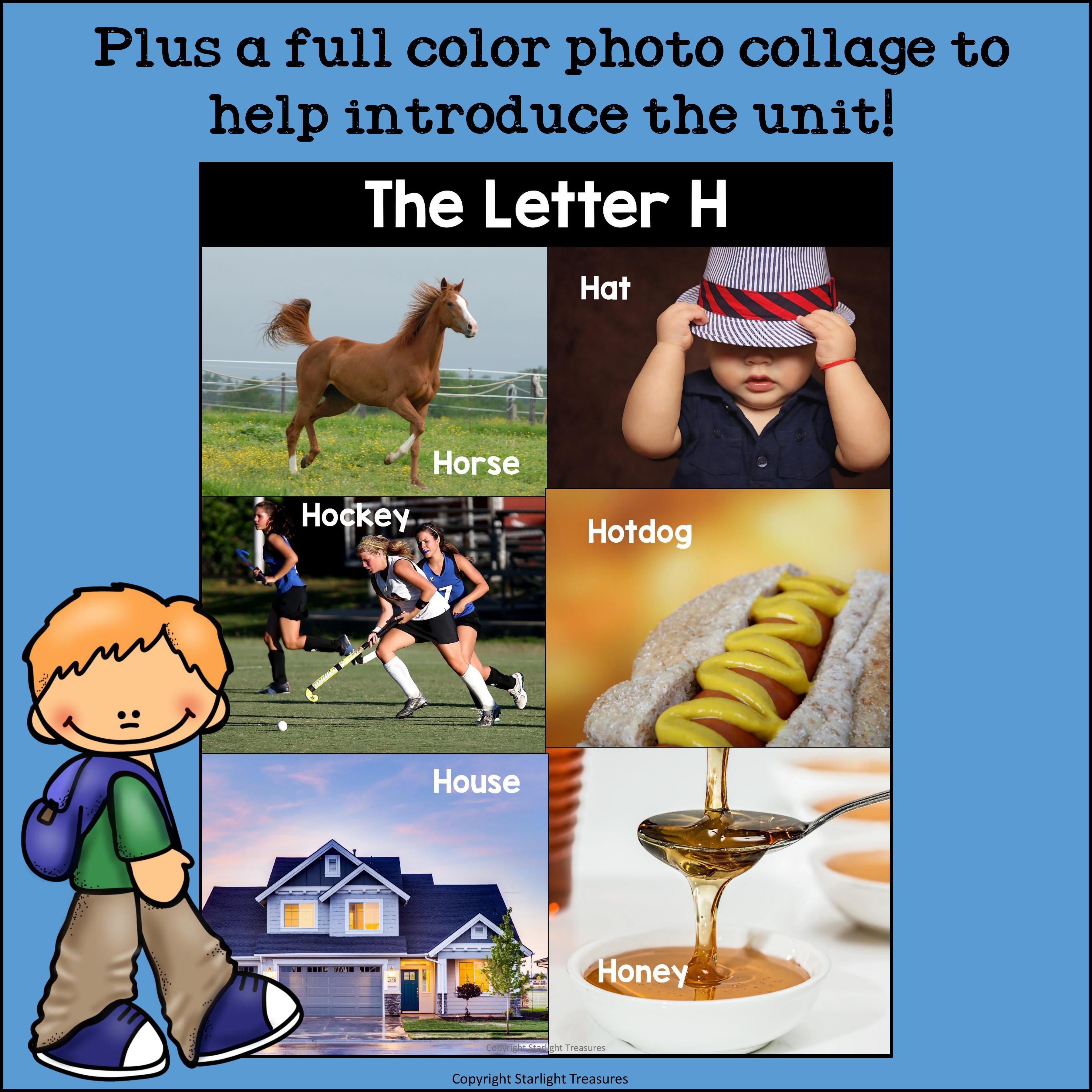 Letter H Mini Book