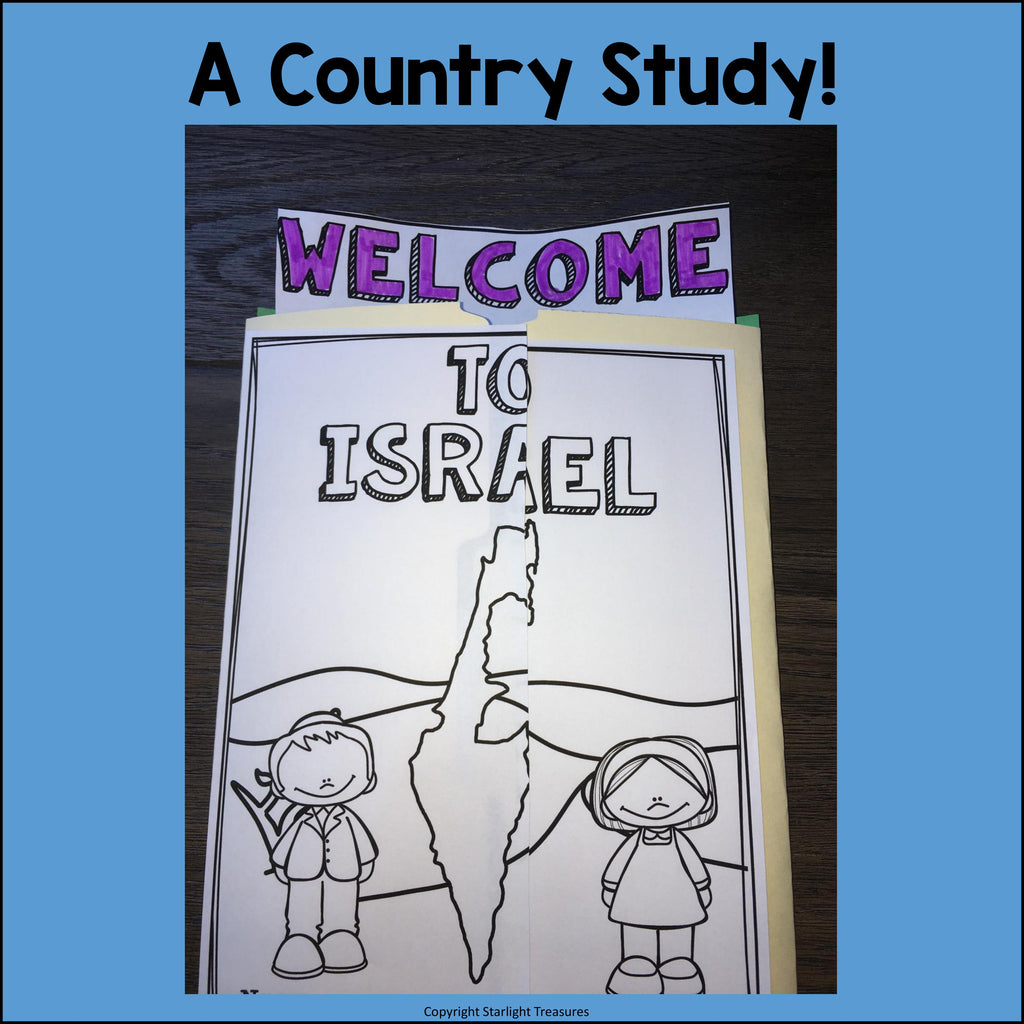 Israel Lapbook for Early Learners - A Country Study