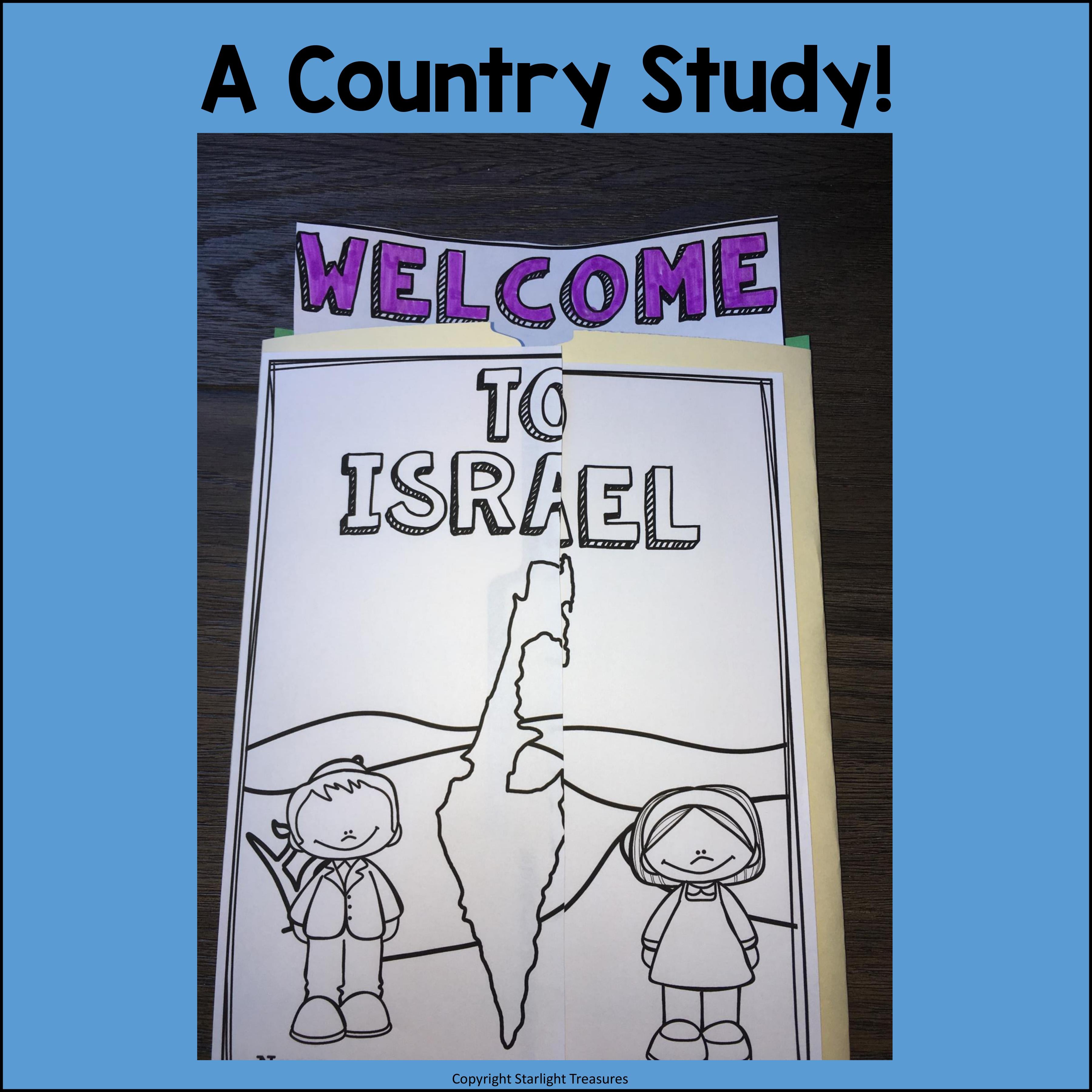 Israel Lapbook for Early Learners - A Country Study