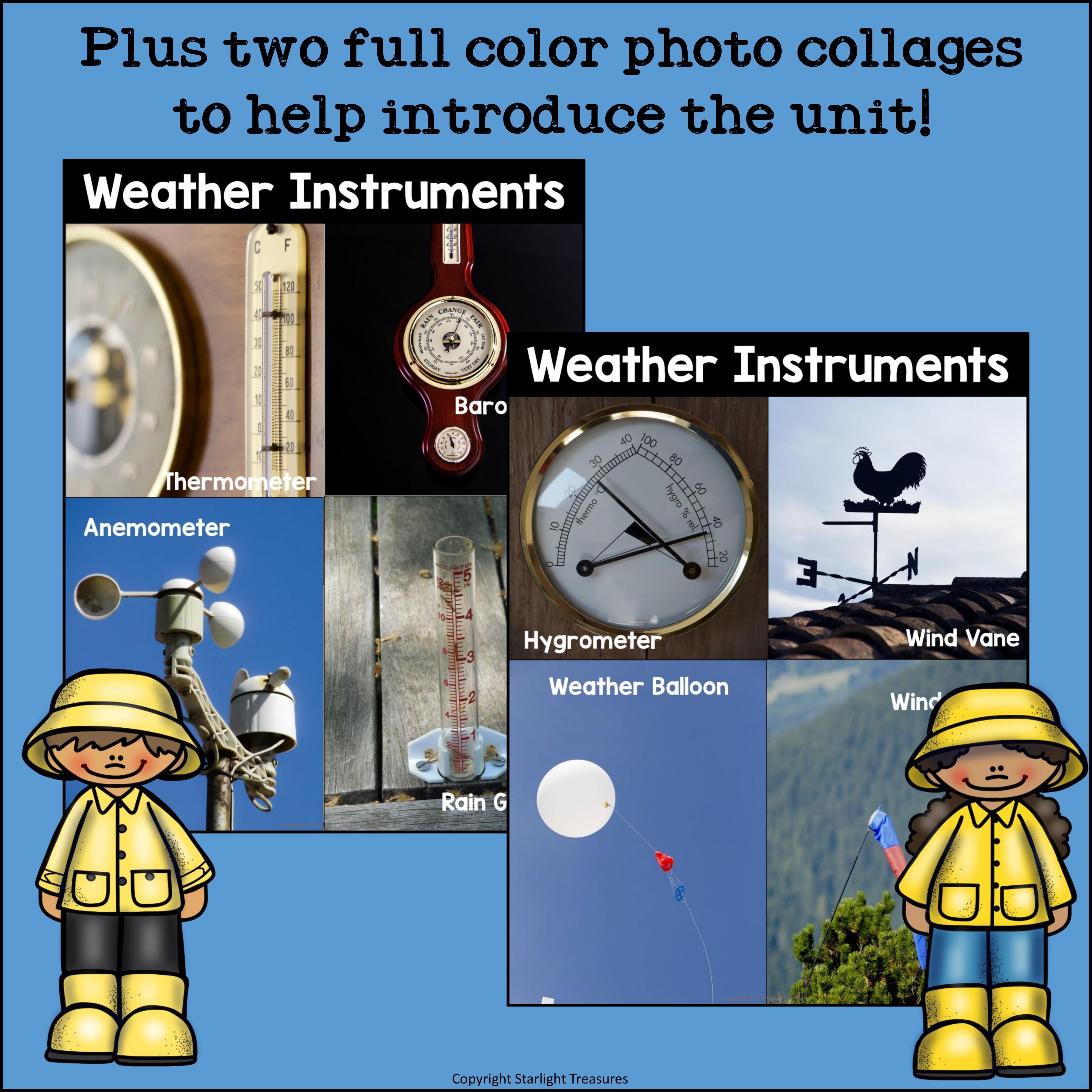 Weather Instruments Mini Book for Early Readers