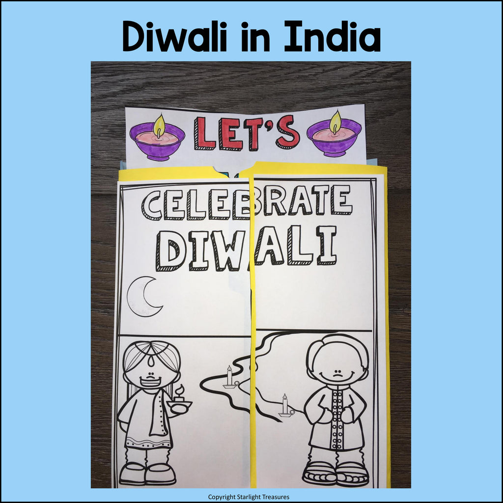 Let's Celebrate Diwali Lapbook for Early Learners