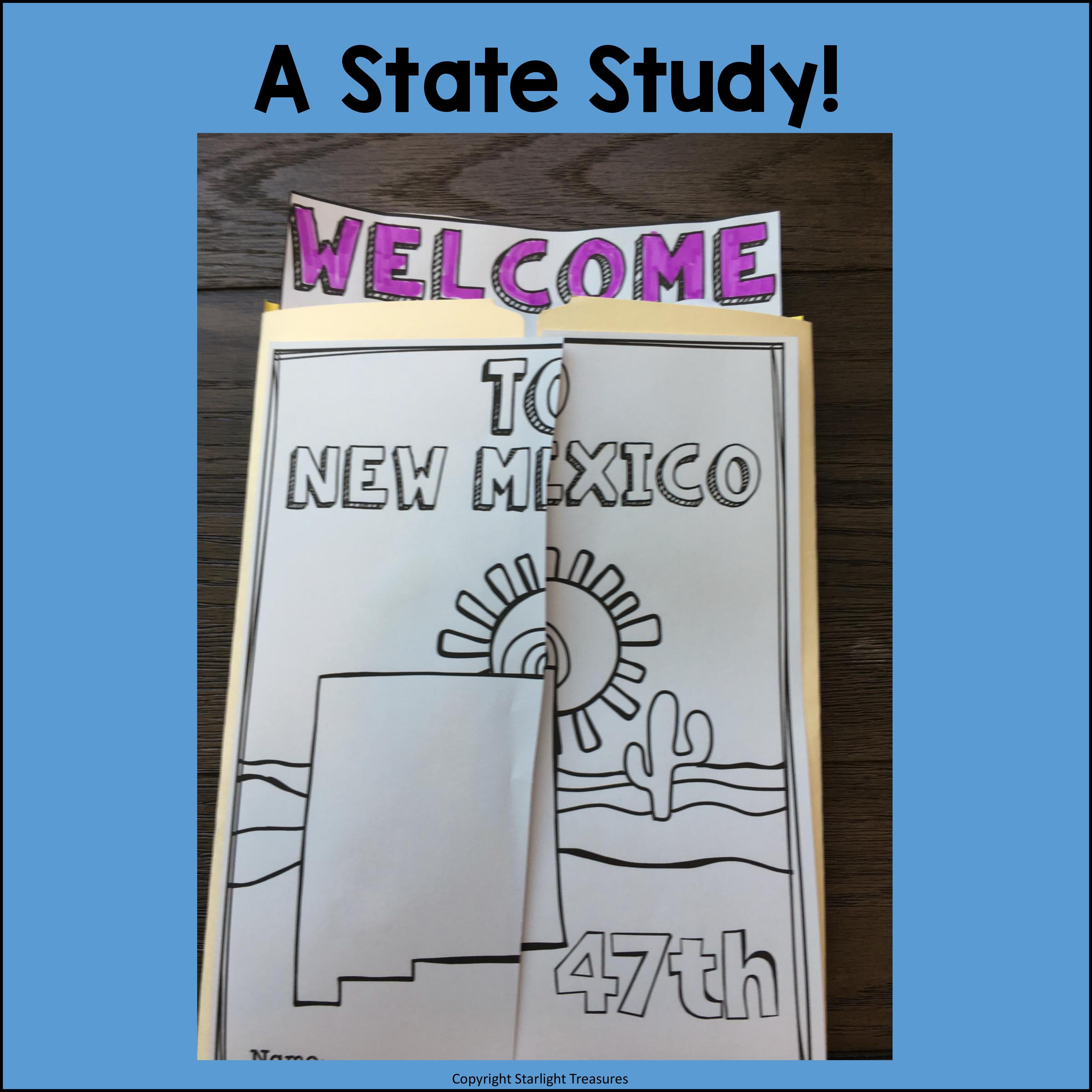 New Mexico Lapbook for Early Learners - A State Study