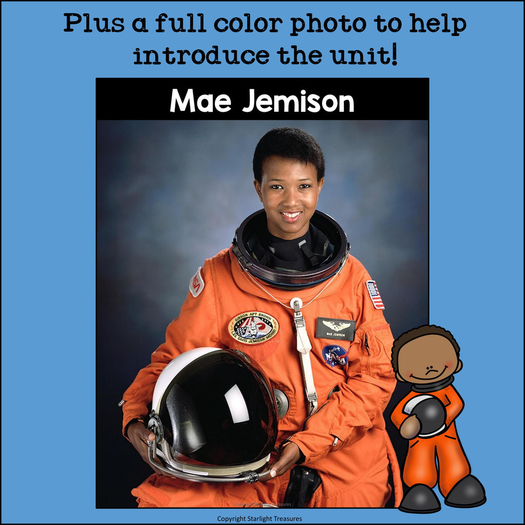 Mae Jemison Mini Book for Early Readers: Black History Month