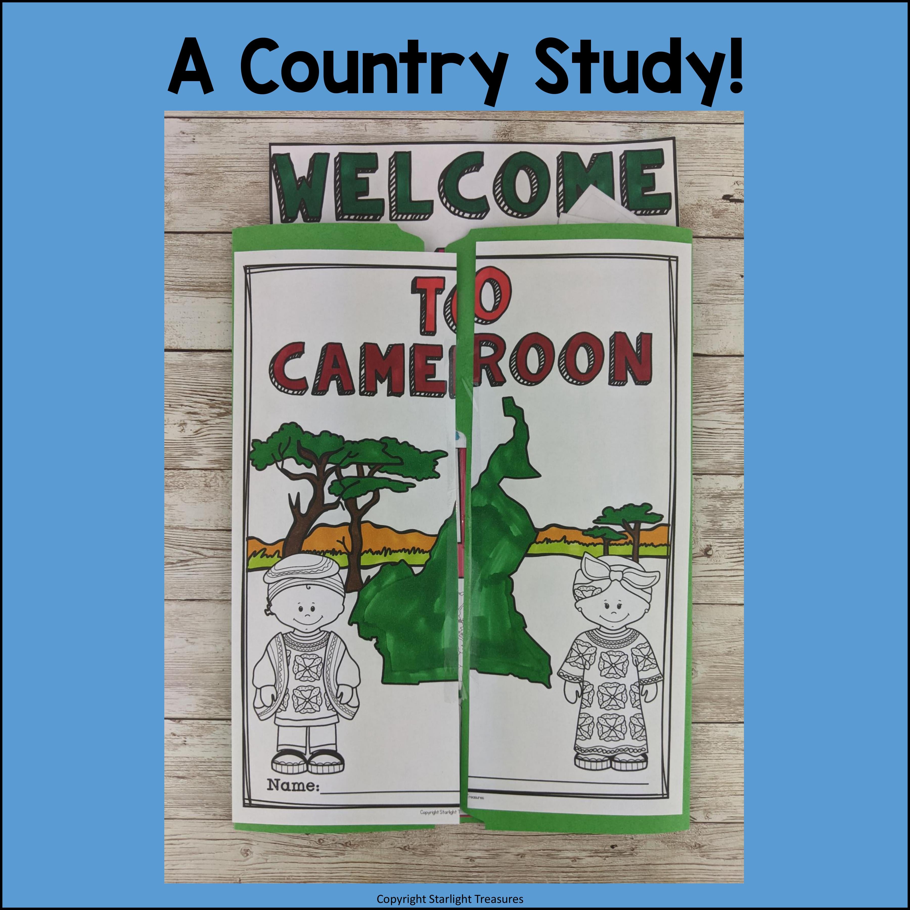 Cameroon Lapbook for Early Learners - A Country Study