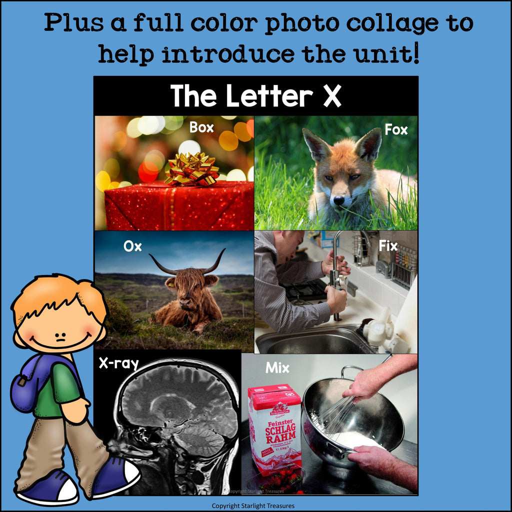 Alphabet Letter of the Week: The Letter X Mini Book