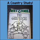 Greece Lapbook for Early Learners - A Country Study