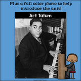 Art Tatum Mini Book for Early Readers: Black History Month