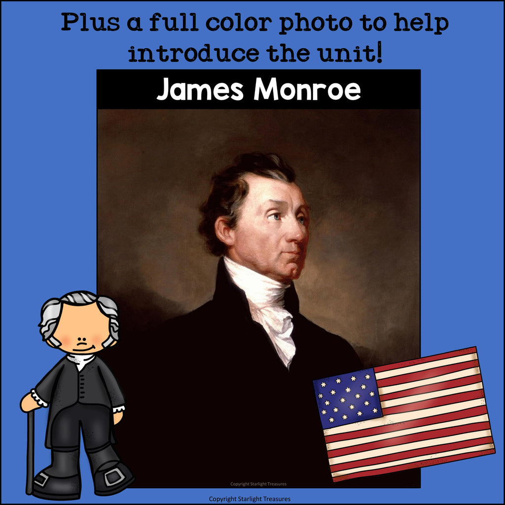 James Monroe Mini Book for Early Readers
