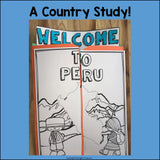 Peru Lapbook for Early Learners - A Country Study